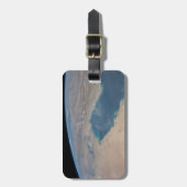 Tropisch blaue Gewässer des Persischen Golfs. Gepäckanhänger (Vorderseite vertikal)