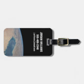 Tropisch blaue Gewässer des Persischen Golfs. Gepäckanhänger (Vorderseite horizontal)