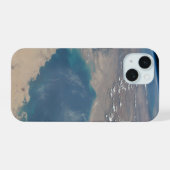 Tropisch blaue Gewässer des Persischen Golfs. iPhone 15 Hülle (Rückseite (Horizontal))