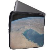 Tropisch blaue Gewässer des Persischen Golfs. Laptopschutzhülle (Vorne Rechts)