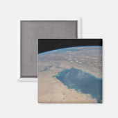 Tropisch blaue Gewässer des Persischen Golfs. Magnet (Vorderseite/Rückseite)