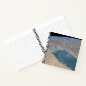 Tropisch blaue Gewässer des Persischen Golfs. Notizblock (Innenseite)