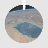 Tropisch blaue Gewässer des Persischen Golfs. Ornament (Rückseite)