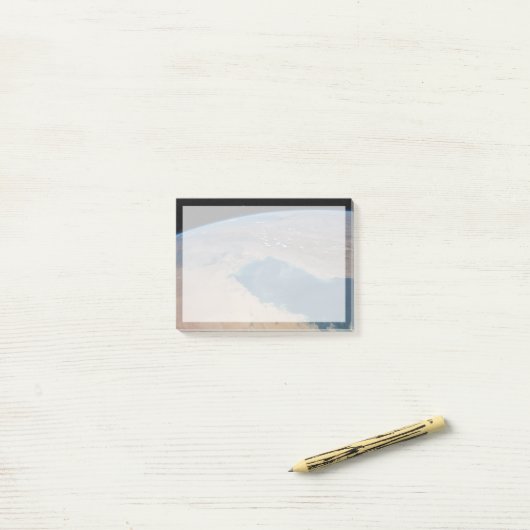 Tropisch blaue Gewässer des Persischen Golfs. Post-it Klebezettel (Auf Schreibtisch)