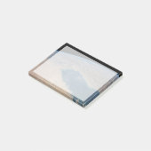 Tropisch blaue Gewässer des Persischen Golfs. Post-it Klebezettel (angewinkelt)