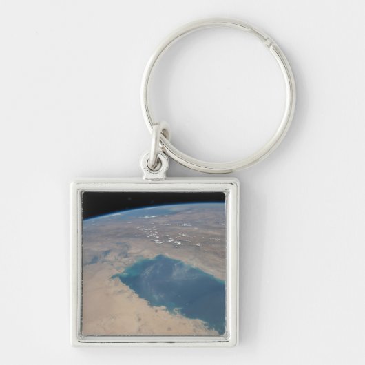 Tropisch blaue Gewässer des Persischen Golfs. Schlüsselanhänger (Vorne)