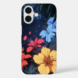 Tropisch Blumig iPhone 16 Hülle