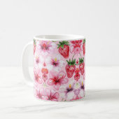 Tropisch Blumig Kaffeetasse (Vorderseite Links)
