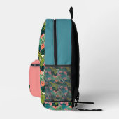 tropisch botanisch bedruckter rucksack (Rechts)