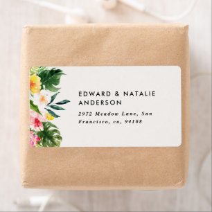 tropisch botanisch floralfarbig