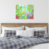 tropisch botanisch leinwanddruck (Insitu (Schlafzimmer))
