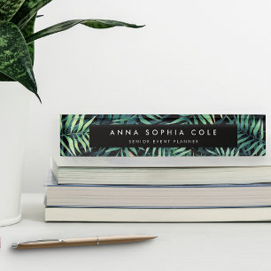 tropisch botanisch namensplakette