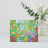 tropisch botanisch postkarte (Stehend Vorderseite)
