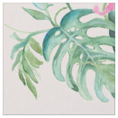 tropisch botanisch stoff (Nahaufnahme)