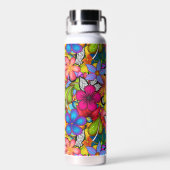 Tropisch Botanisch  Trinkflasche (Rückseite)