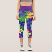 tropisch capri leggings (Vorderseite)