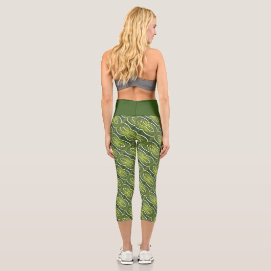 tropisch capri leggings (Rückseite)