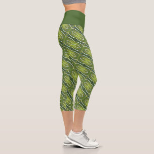 tropisch capri leggings