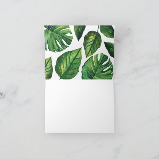 Tropisch danke zu merken (Innenseite)