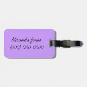 Tropisch drehen Sie Reinfall-Ferien-Zeit um Gepäckanhänger (Rückseite horizontal)