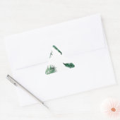 tropisch dreieckiger aufkleber (Umschlag)