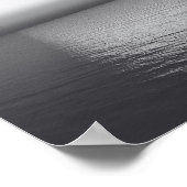 Tropisch-druckbare Schwarz-Weiß-Dolphin-Kunst Poster (Ecke)