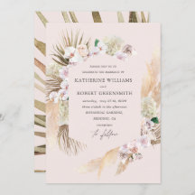 Tropisch-elegante Blumenzettel