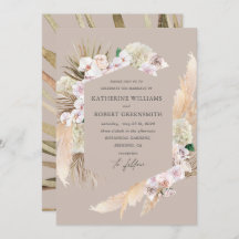 Tropisch-elegante Blumenzettel