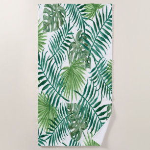 Tropisch Exotisch, Palmwedel Strandtuch