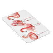 tropisch | Familie Flamingos Magnet (Rechte Seite)