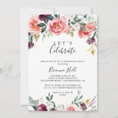 Tropisch-farbener Sommer Feiern wir Party Einladung (Vorderseite)