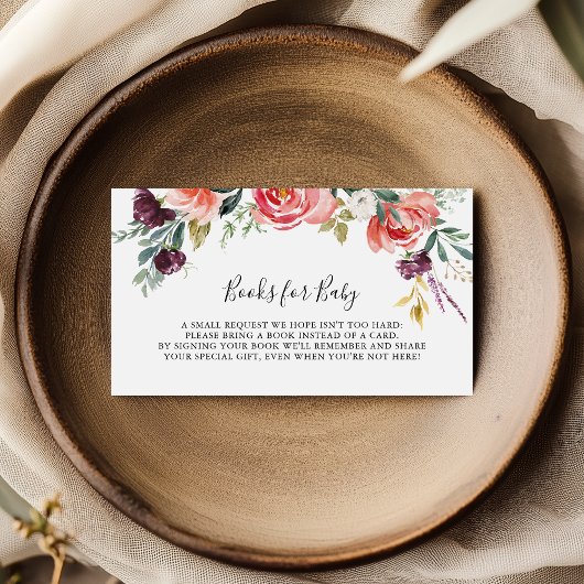 Tropisch farbenfrohe Summer Baby Showbuchanfrage Begleitkarte