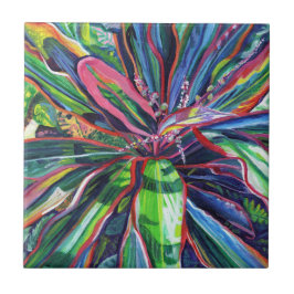 Tropisch farbige Ti-Blätter Keramik Tile Fliese