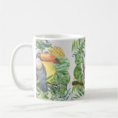 Tropisch-farbiger Toucan Bird: Exotic Wildlife Kaffeetasse (Links)