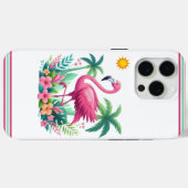 Tropisch/Florida rosa Flamingo Case-Mate iPhone Hülle (Rückseite (Horizontal))