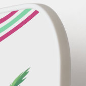 Tropisch/Florida rosa Flamingo Pickleball Schläger (Linke Seite)