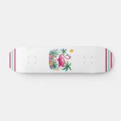 Tropisch/Florida rosa Flamingo Skateboard (Horizontal)