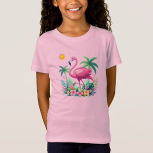 Tropisch/Florida rosa Flamingo T-Shirt