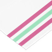 Tropisch/Florida rosa Flamingo Tischdecke (Schrägansicht)
