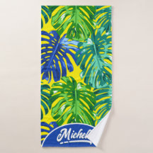 Tropisch-Gelbe Jungle-Blätter Name