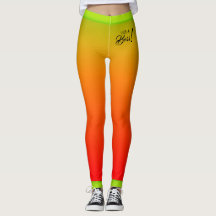 Tropisch gelbes rotes Gradient mit wie ein Boss Te