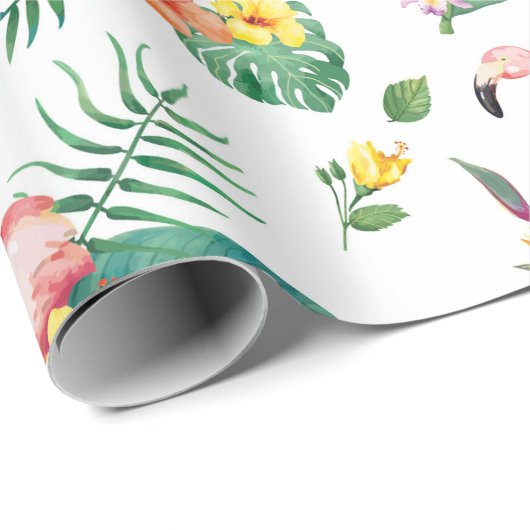 tropisch geschenkpapier (Rolleneckpunkt)