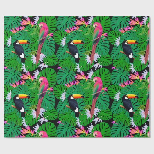 tropisch geschenkpapier (Flach)