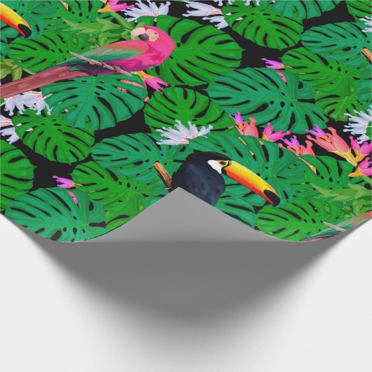 tropisch geschenkpapier (Ecke)