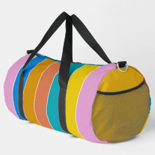 Tropisch gestreifte Farben von Bonaire Duffle Bag