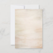 Tropisch getrocknete Palmen Blätter und Weißweine RSVP Karte (Rückseite)