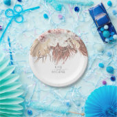 Tropisch getrocknetes Palmblätterblatt und Hochzei Pappteller (Party)