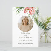 Tropisch grüne Blätter Anthurium Beerdigung Progra (Stehend Vorderseite)