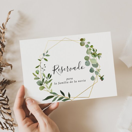 Tropisch-grünes Spanisches Hochzeitssegment