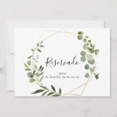 Tropisch-grünes Spanisches Hochzeitssegment (Vorderseite)